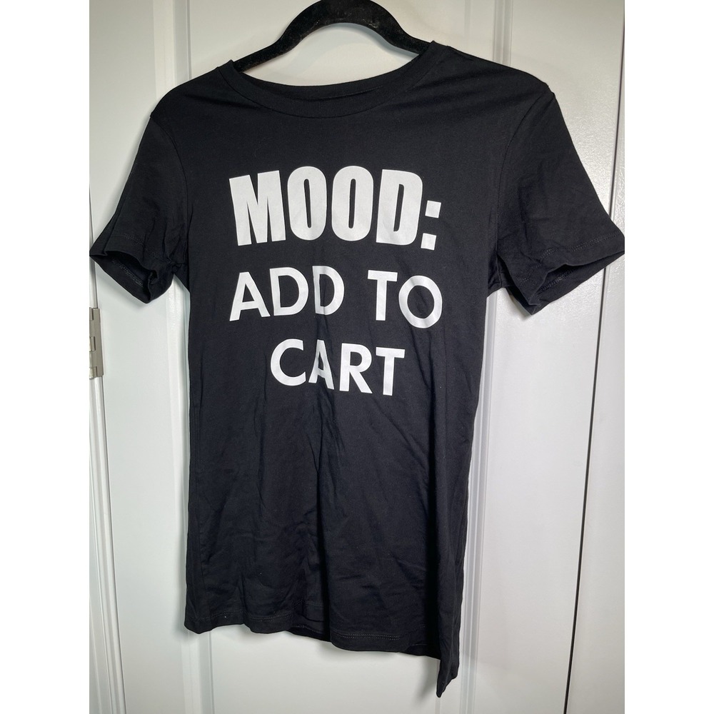 Mood Add To Cart Black Shirt By Gifted Apparel NYC Size Medium 100% Cotton‎
